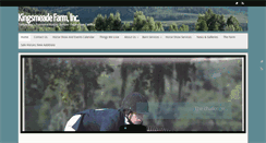 Desktop Screenshot of kingsmeadefarm.com